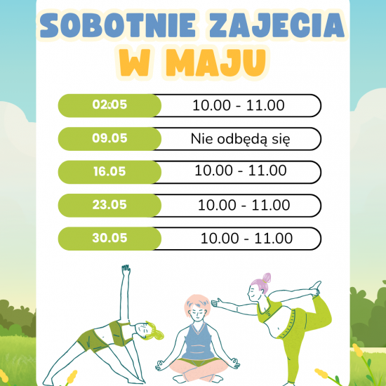 Sobotnie poranki w maju
